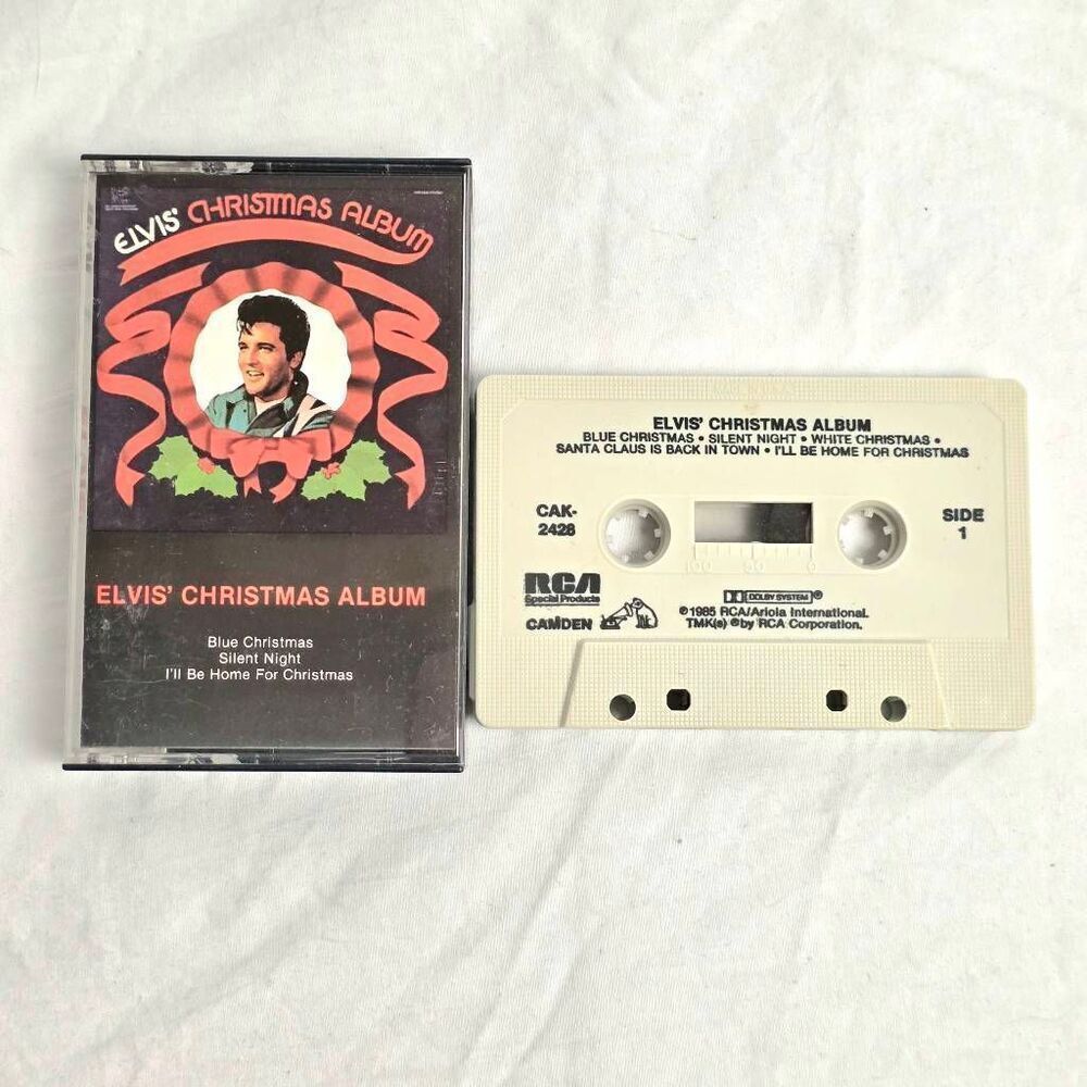 Elvis Christmas Album Cassette RCA Holiday Classics